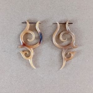 Tan Earrings RARE